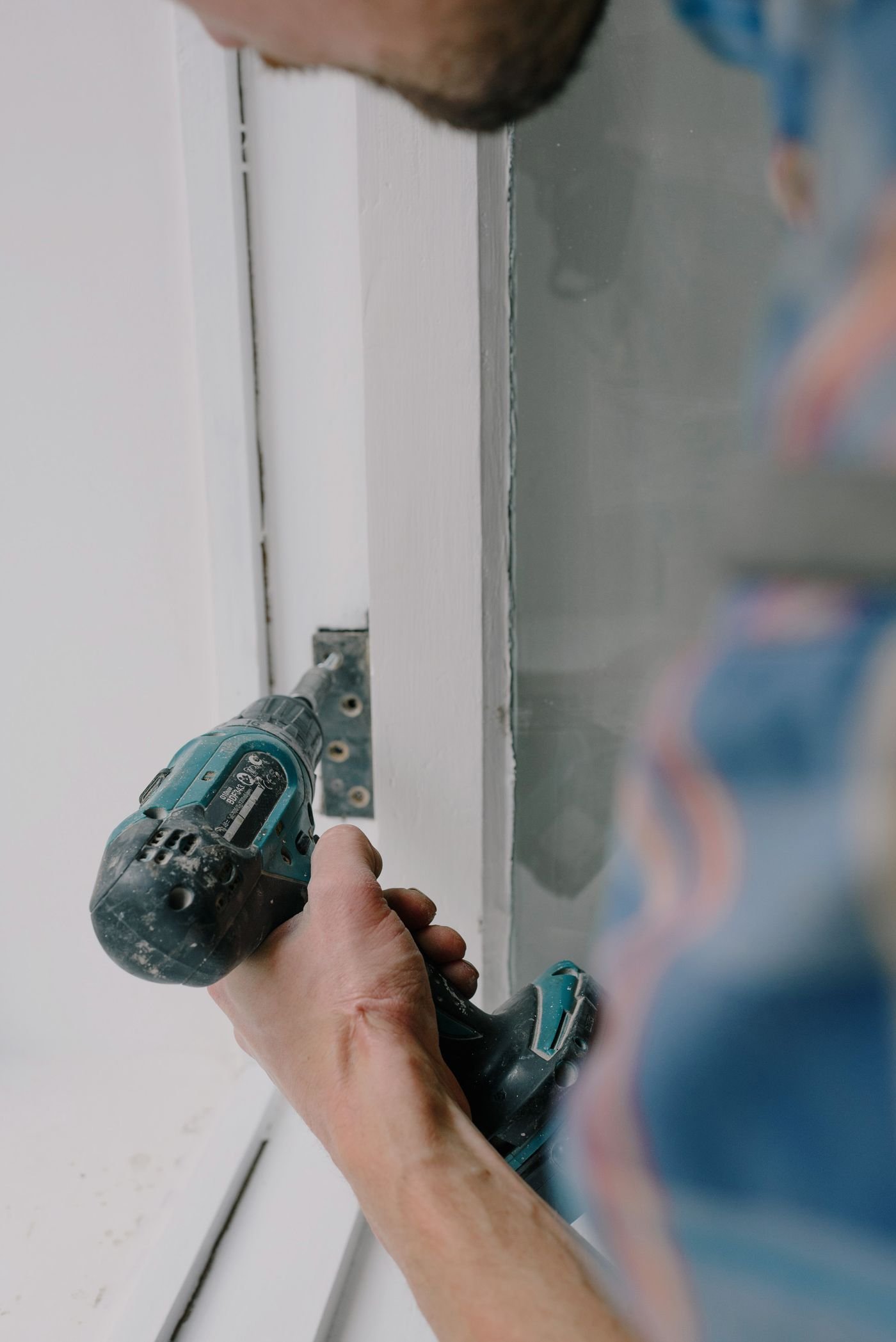 Pose d'une fenêtre lors d'une rénovation